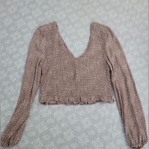 URBAN Romantics Brown Floral Blouse